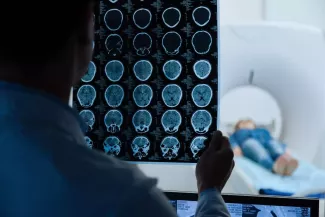 Person in MRI