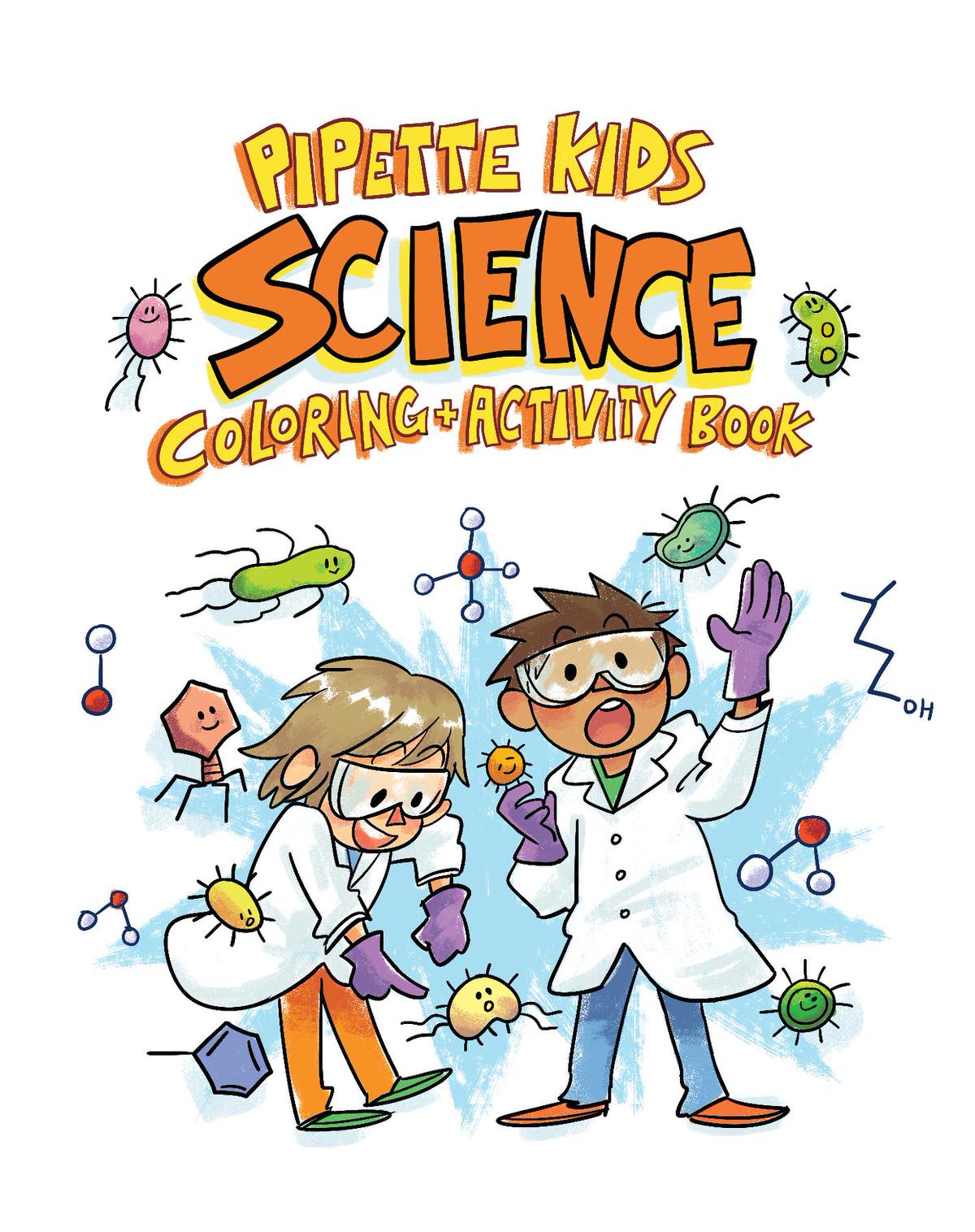 Pipette Kids Science Coloring and Activity Book