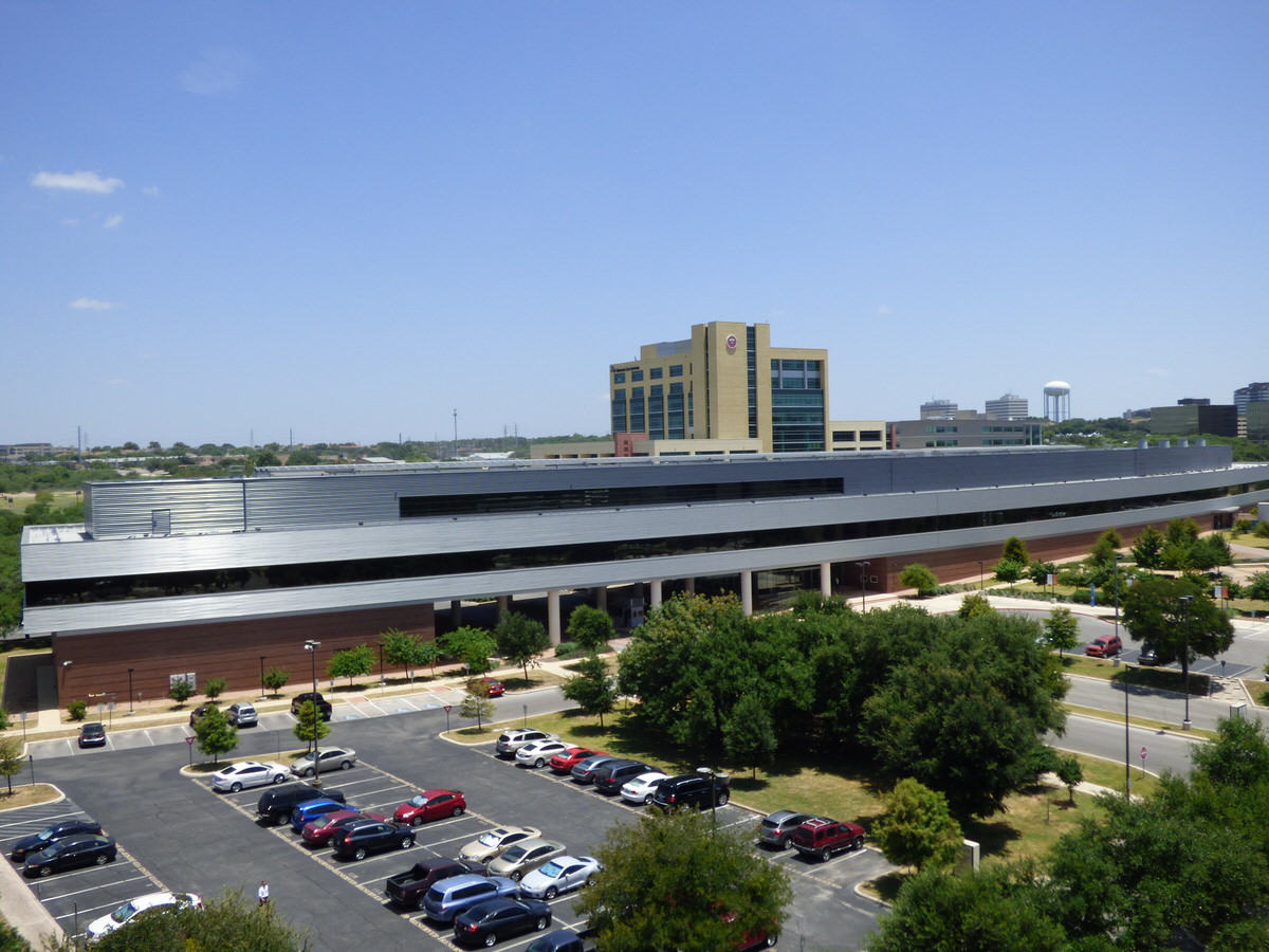 South Texas Research Facility campus overview skyline