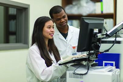 "Using cutting-edge technologies, medical laboratory scientists (MLS) analyze body fluids to prevent diseases. - UT Health 