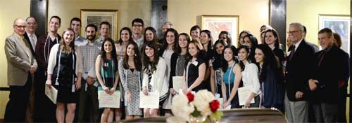 2015 THP Senior Class and Faculty Mentors