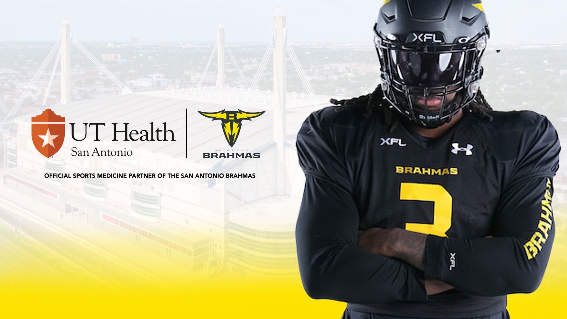 The official sports medicine partner of the XFL San Antonio Brahmas.