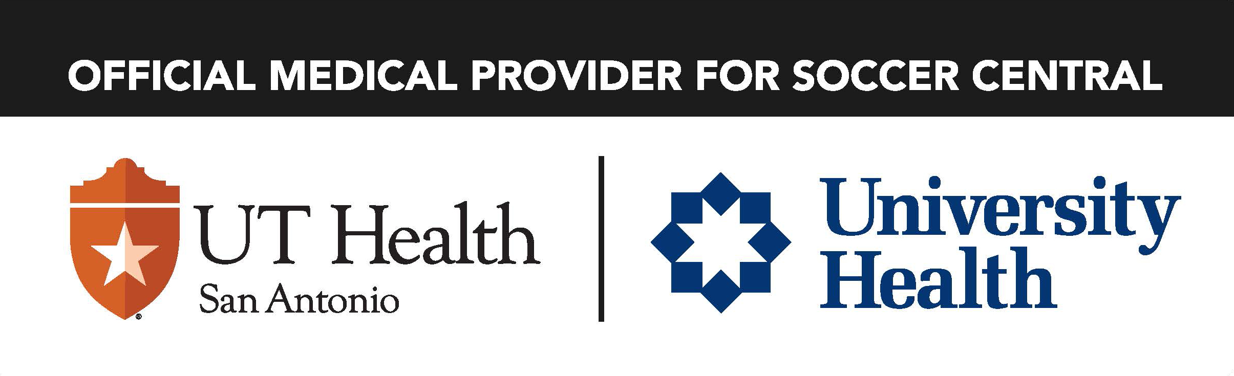 UT Health San Antonio and University Health | Official Medical Provider for Soccer Central