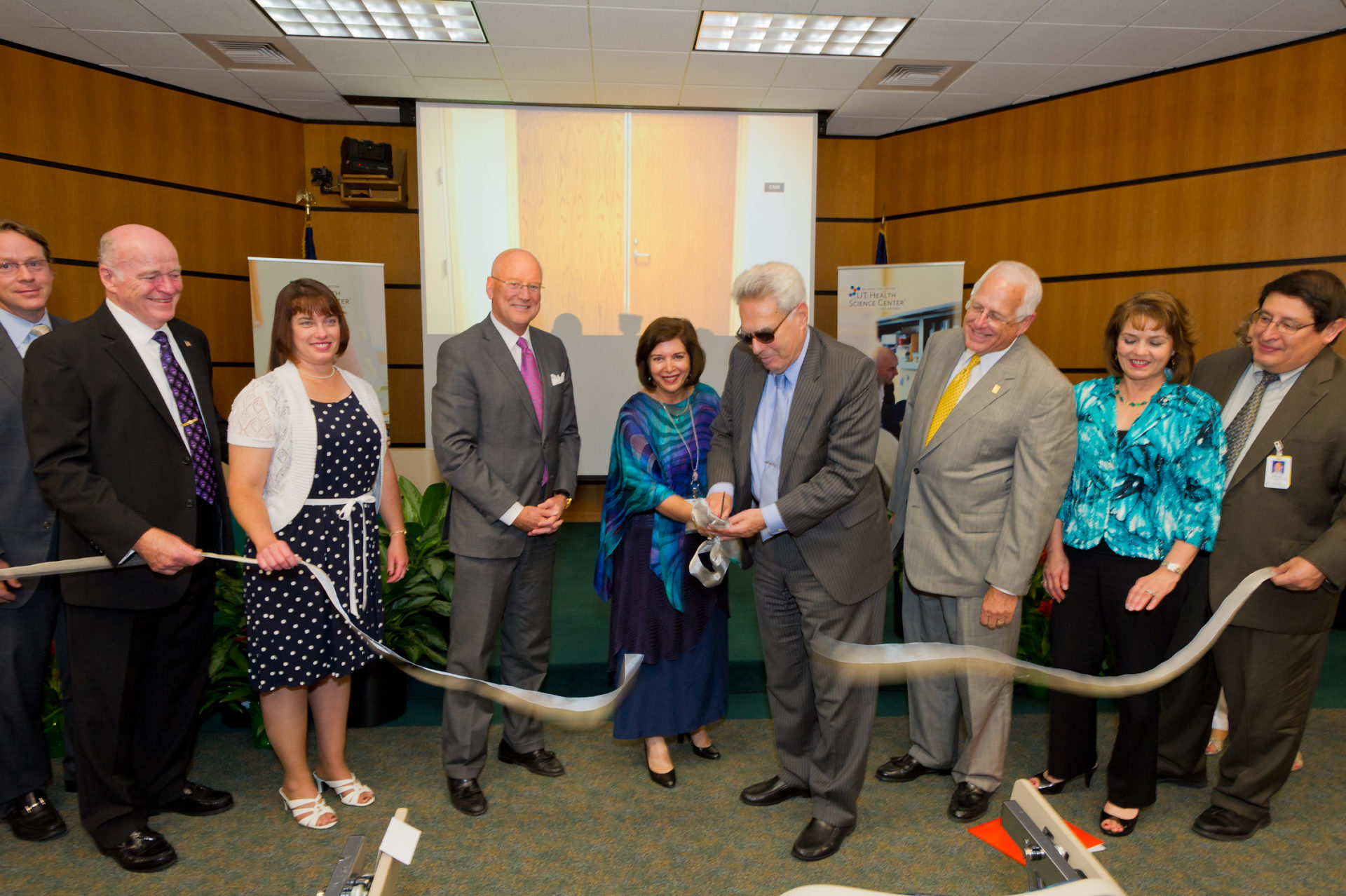 ribbon cutting ceremony celebrates the opening of the $3.8 million Center for Simulation Innovation
