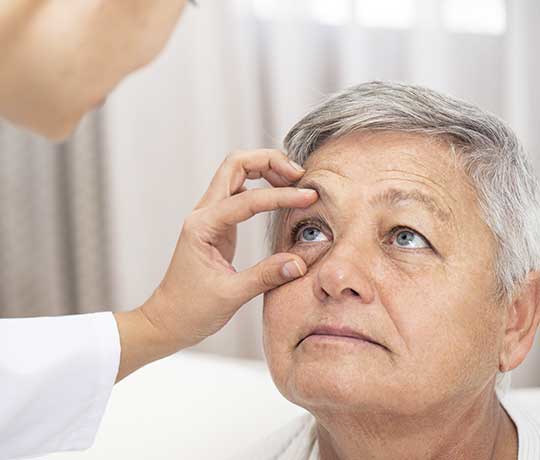 Patient with doctor