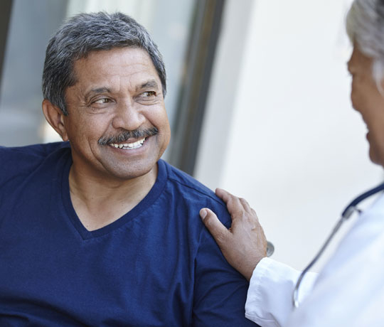 Kidney Stone Center patient with doctor