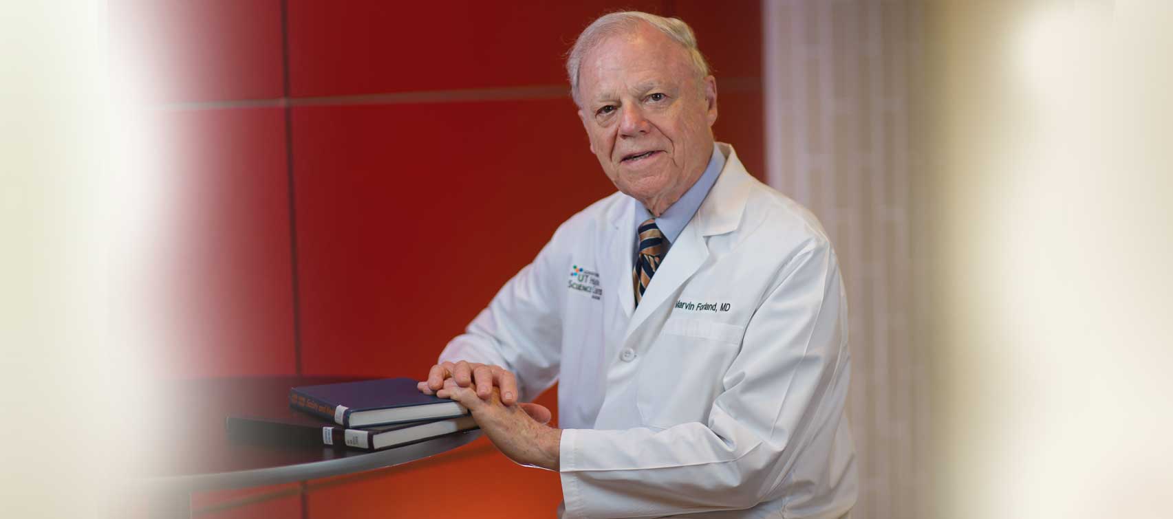  Founding faculty member Marvin Forland, M.D., MACP, serves as a volunteer at the UT Health Science Center. The nephrologist gives back his time to the Center for Medical Humanities & Ethics. 