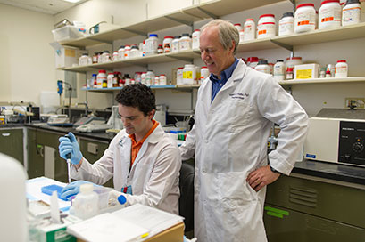 UT Health Science Center affiliated programs pharmacy student and professor