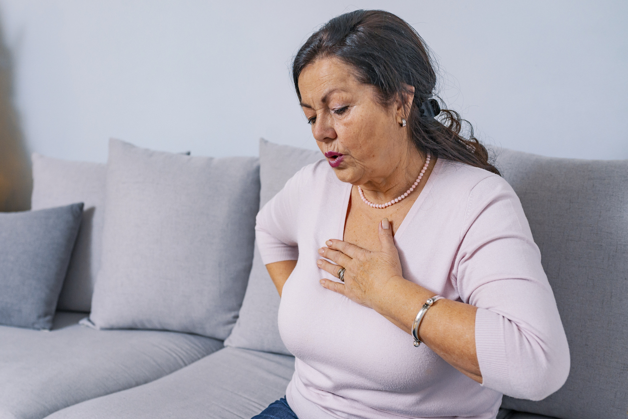 women with shortness of breath