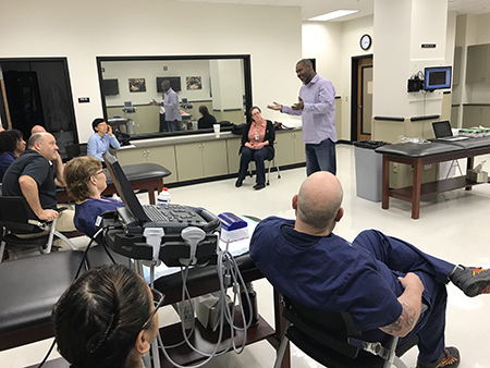 Physician assistant program host point-of-care ultrasound training | UT Health San Antonio