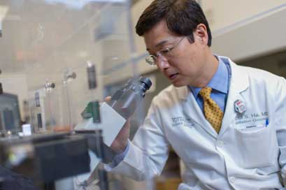 Dr. Chul Ha, CTRC radiation oncology, chair of the department of radiation oncology.