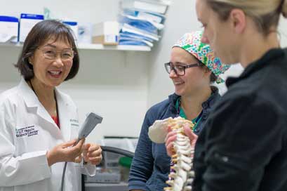 Wendy B. Kang, M.D., J.D., offers her students insight from a medical doctor with a law degree. Her unusual background is helping to prepare the next generation of anesthesiologists.