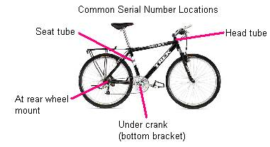 UT Police bike registration form reference