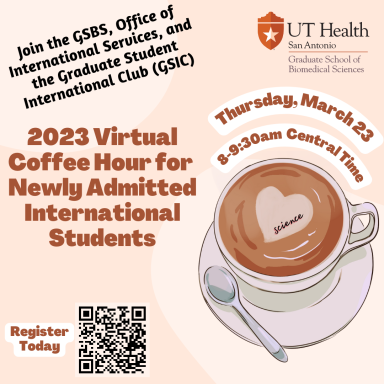 GSBS Virtual Coffee Hour for Newly Admitted International Students
