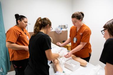 PA and Nursing students clinical skills 