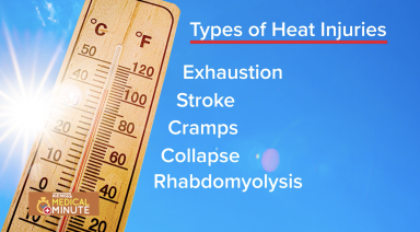 Types of heat injuries